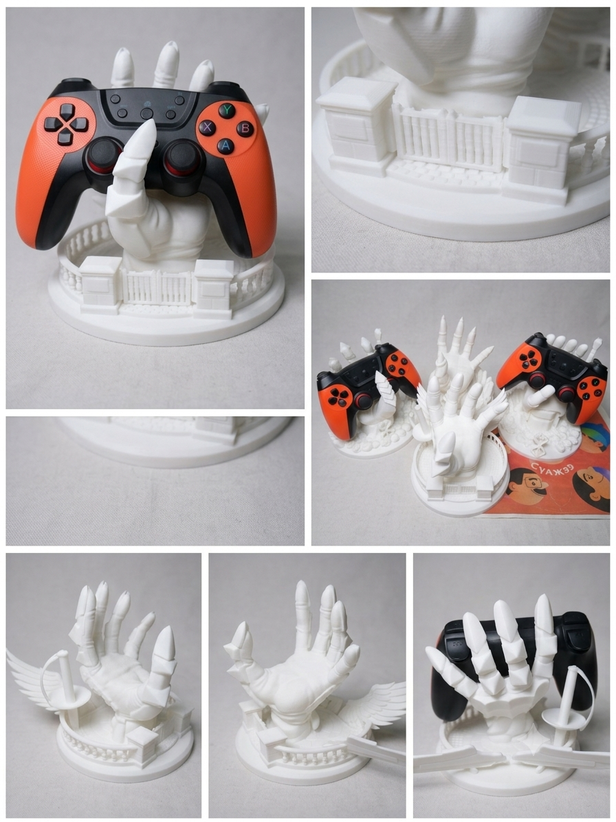 Berserk Hand Controller Holder — 3D хэвлэсэн тоглоомын гарын суурь